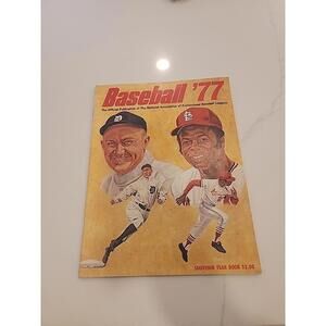 1977 Baseball ST LOUIS CARDINALS Lou BROCK Detroit Tigers TY COBB Review of 1977